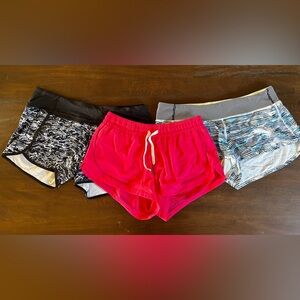 BUNDLE | 3 Lululemon Shorts (size 10)